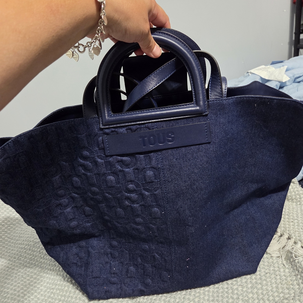 Tous Dark Blue Women's Tote Bag